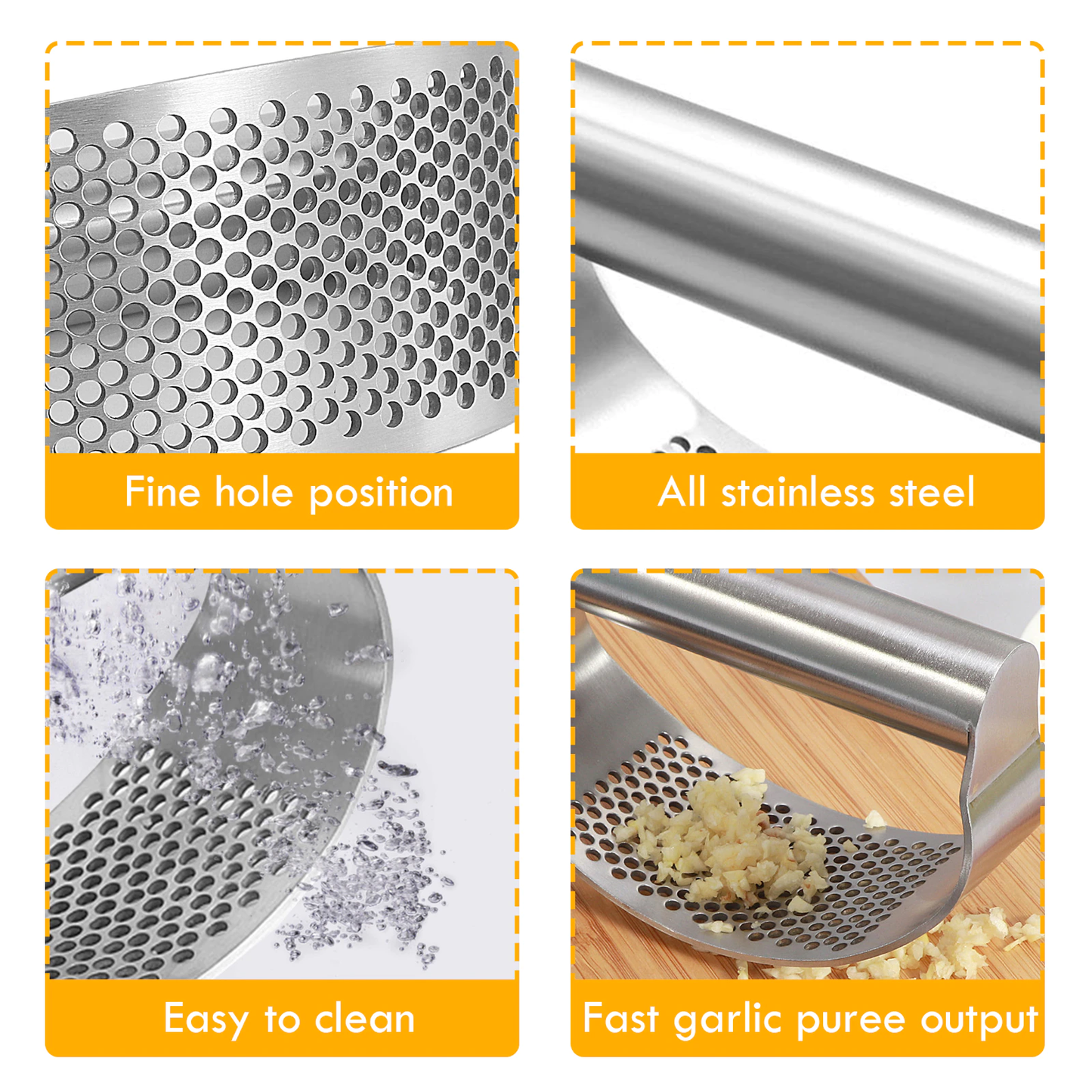 Funki Findz | Garlic Presses | Stainless Steel Garlic Rocker