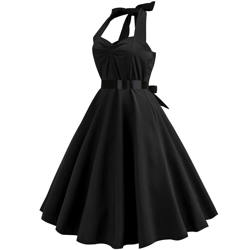 Funki Findz | Dresses | Women's Rockabilly Swing Halter Dress