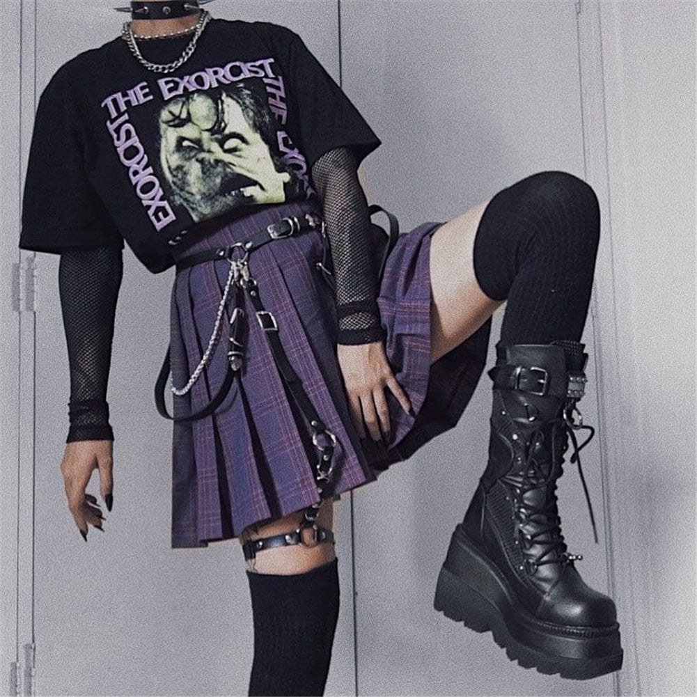Funki Findz | Boots | Women's New Gothic Style Platform Boots