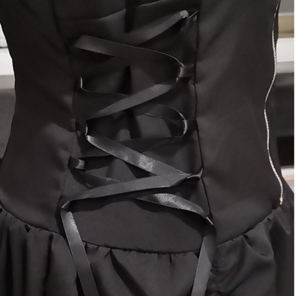 Funki Findz | Dresses | Women's Gothic Lace Up Victorian Dress