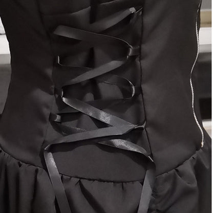 Funki Findz | Dresses | Women's Gothic Lace Up Victorian Dress
