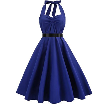 Funki Findz | Dresses | Women's Rockabilly Swing Halter Dress