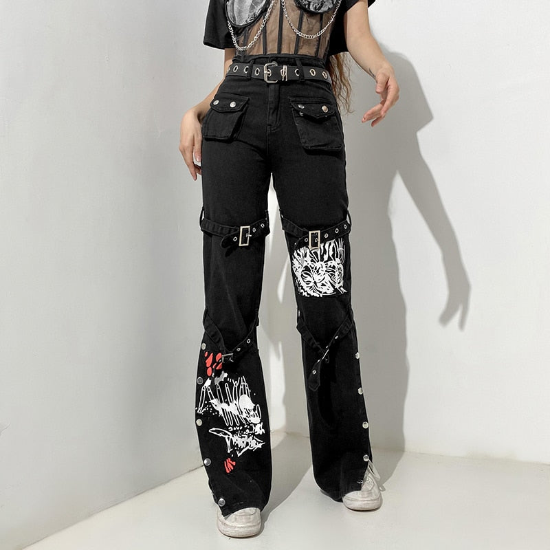 Funki Findz | Pants | Women's Gothic Harajuku Streetwear Pants