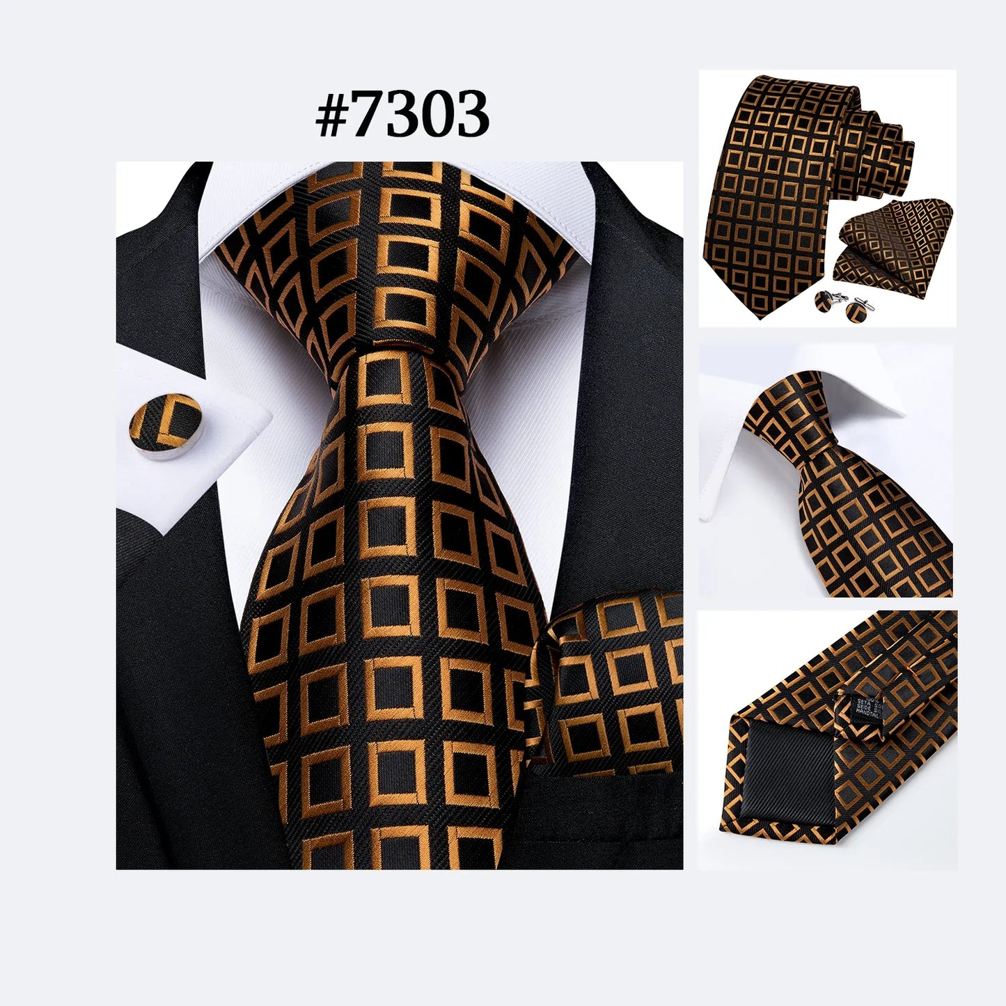 Funki Findz | Neckties | Men's 3Pcs Paisley Wedding Tie Sets