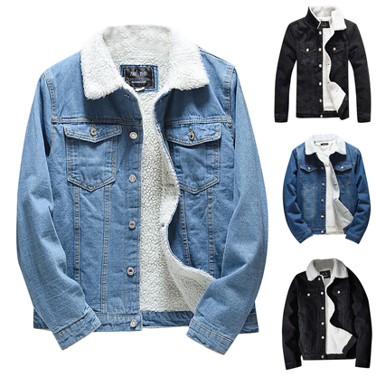 Funki Findz | Jackets | Men's Warm Denim and Sherpa Jackets