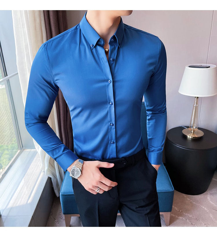 Funki Findz | Shirts | Men's Slim Fit British Style Dress Shirt 7XL