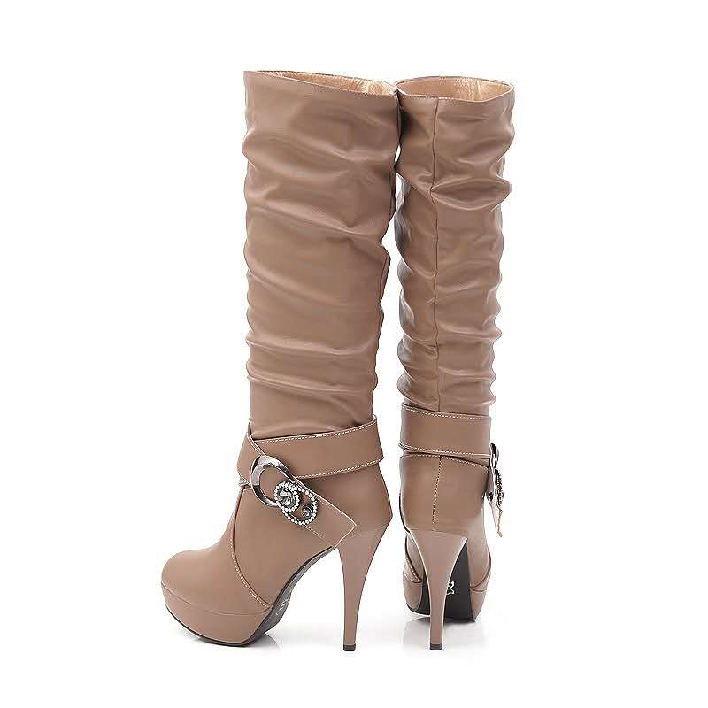 Funki Findz | Boots | Women's Knee High Platform Stiletto Boots