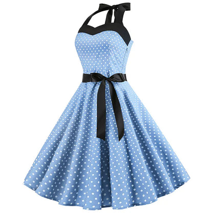 Funki Findz | Dresses | Women's Rockabilly Swing Halter Dress