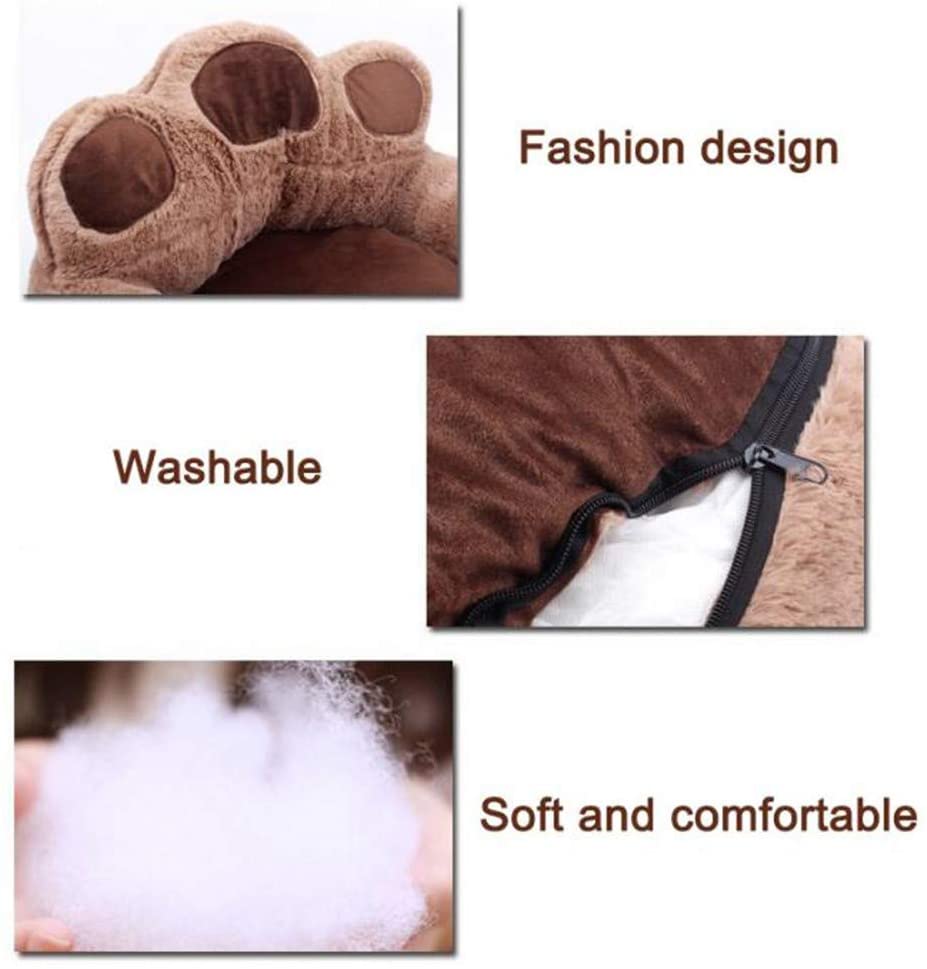 Funki Findz | Pet Beds | Cute Fluffy Paw Shaped Dog Cat Beds