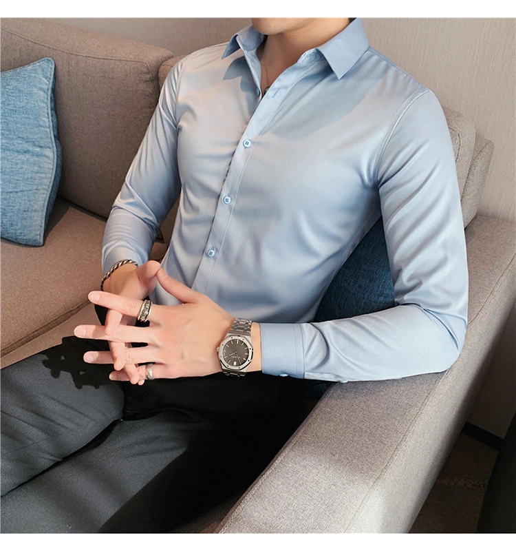 Funki Findz | Shirts | Men's Slim Fit British Style Dress Shirt 7XL