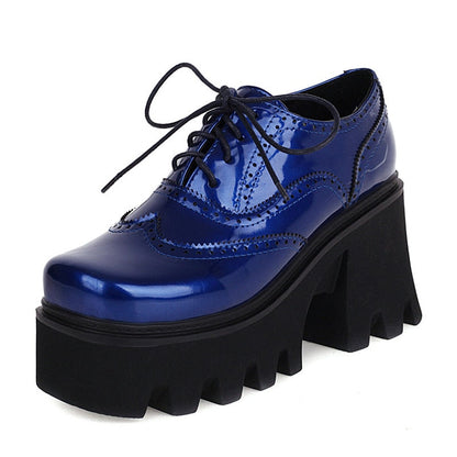 Funki Findz | Shoes | Women's British Walker Patent Platforms