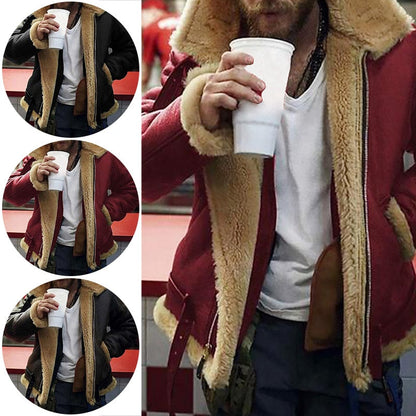 Funki Findz | Jackets | Men's Faux Leather Fur Lined Jacket