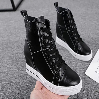Funki Findz | Boots | Women's Canvas High Rise Ankle Sneaker