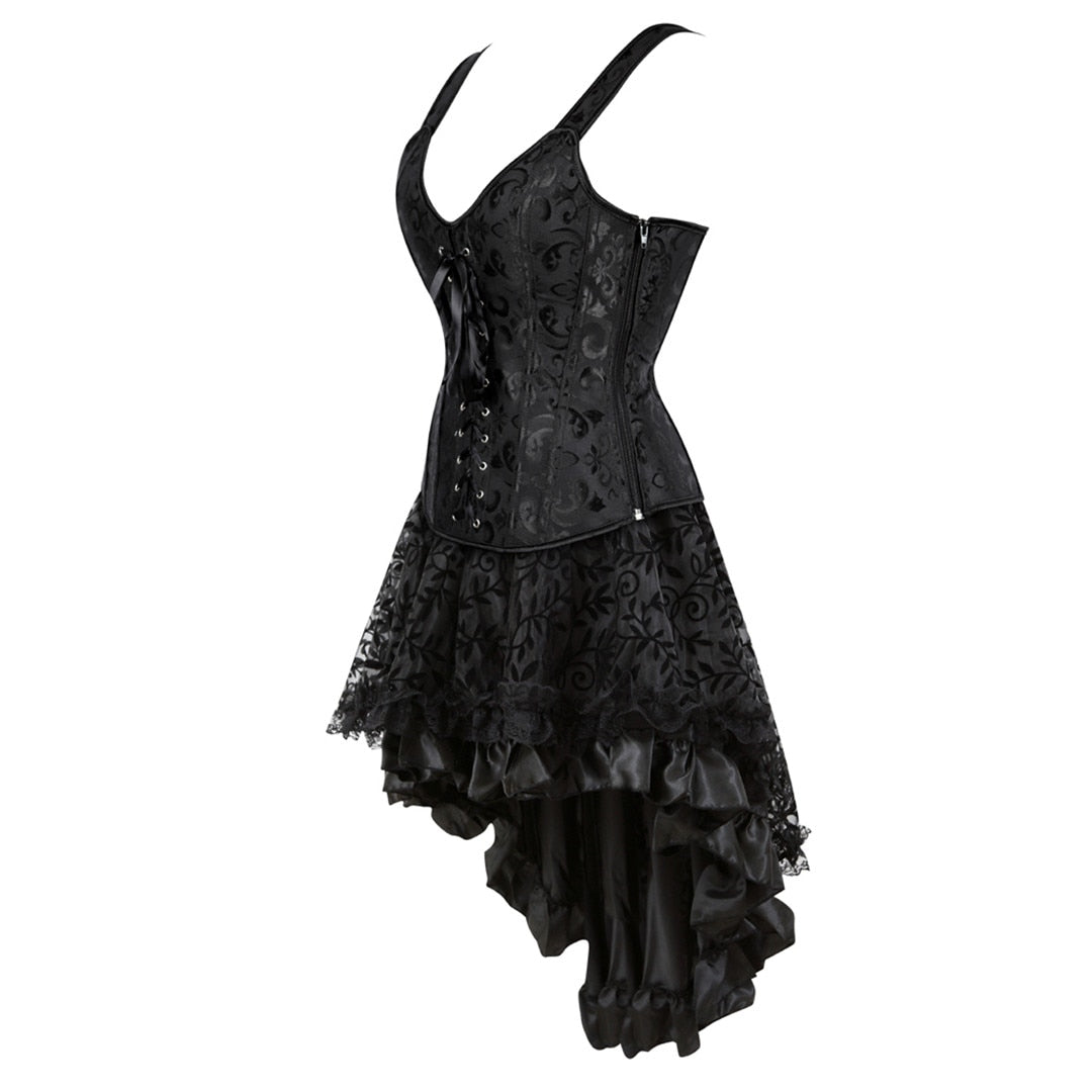 Funki Findz | Dresses | Women's Gothic Steampunk Corset Dress