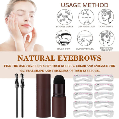 Funki Findz | Makeup | Eyebrow Stamp Shaping Kits | 10 Pcs Set