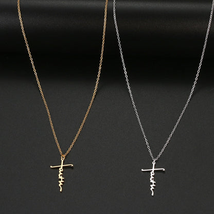 Funki Findz | Necklaces | Unisex Faith Cross Pendant Necklace
