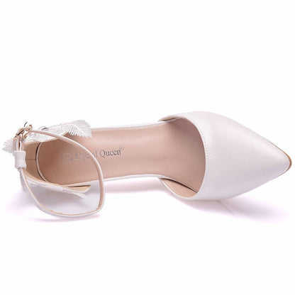 Funki Findz | Shoes | Women's Fine Lace Crystal Wedding Shoes