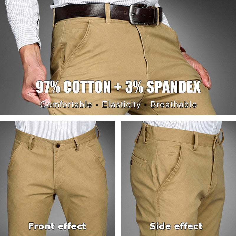 Funki Findz | Pants | Men's Plus Size Straight Leg Business Pant