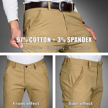 Funki Findz | Pants | Men's Plus Size Straight Leg Business Pant