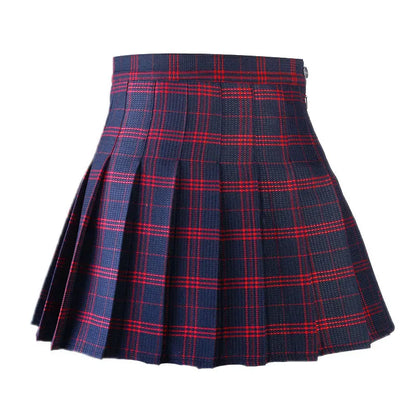 Funki Findz | Skirts | Women's Harajuku Preppy Plaid Mini Skirts