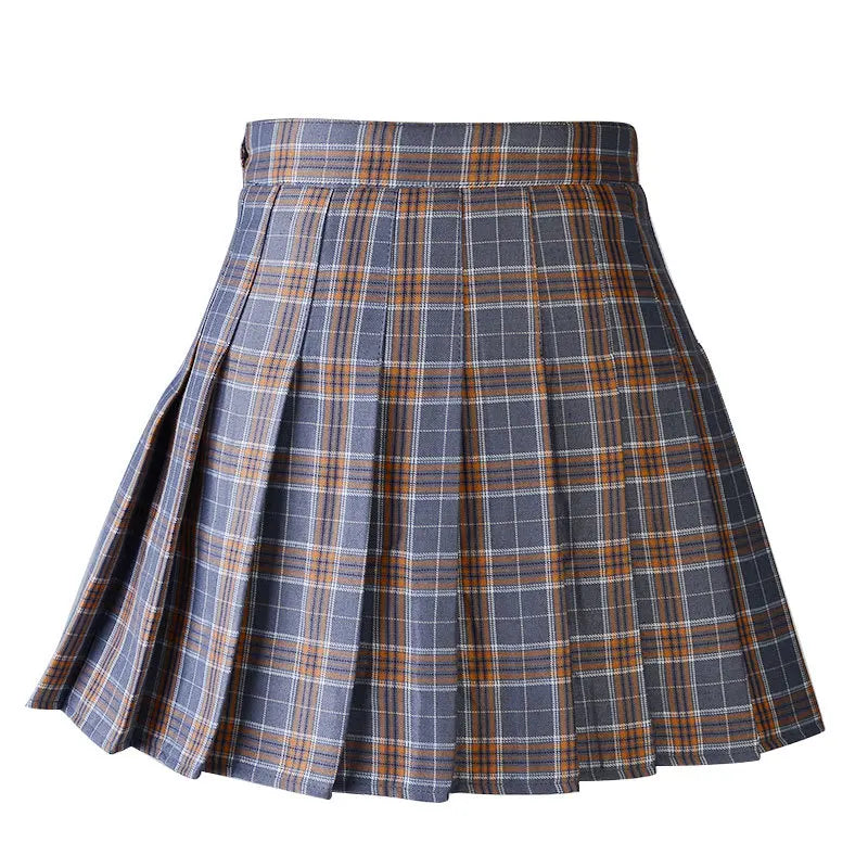 Funki Findz | Skirts | Women's Harajuku Preppy Plaid Mini Skirts