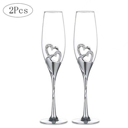 Funki Findz | Glasses | Wedding Champagne Flutes 2 Pcs Set