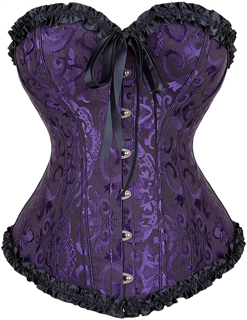 Funki Findz | Lingerie | Women's Pretty Overbust Corset | Bustier