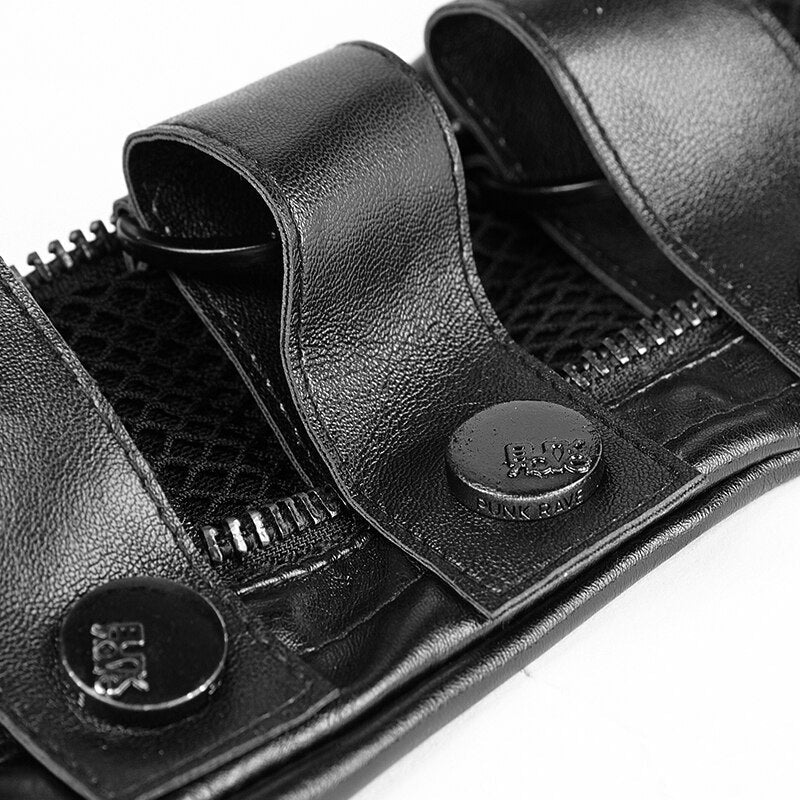 Funki Findz | Gloves | Men's Gothic Punk Long Fingerless Gloves