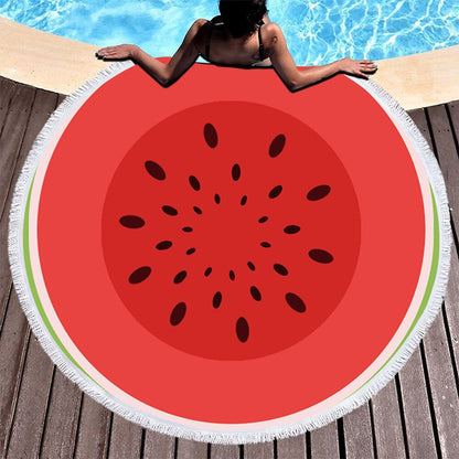 Funki Findz | Beach Mats | Fruit Printed Beach Mat Towel Throw