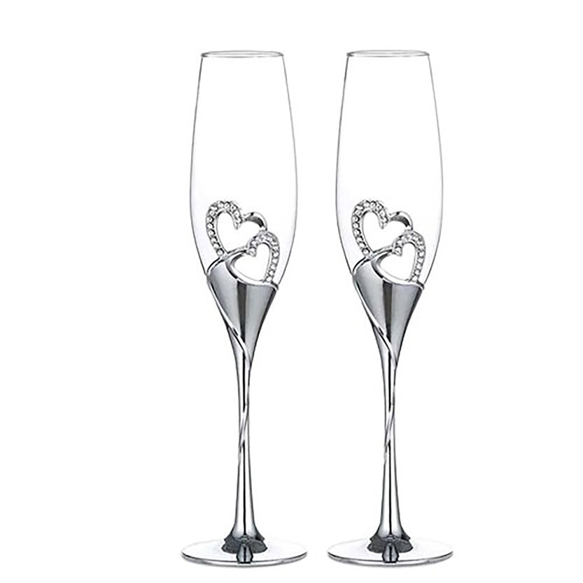 Funki Findz | Glasses | Wedding Champagne Flutes 2 Pcs Set