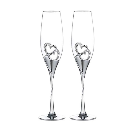 Funki Findz | Glasses | Wedding Champagne Flutes 2 Pcs Set