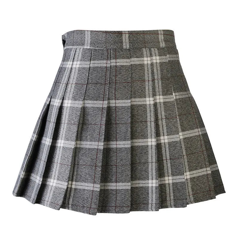 Funki Findz | Skirts | Women's Harajuku Preppy Plaid Mini Skirts