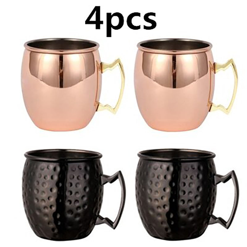 Funki Findz | Mugs | Moscow Mule 550ml Copper Mug Set Of 4
