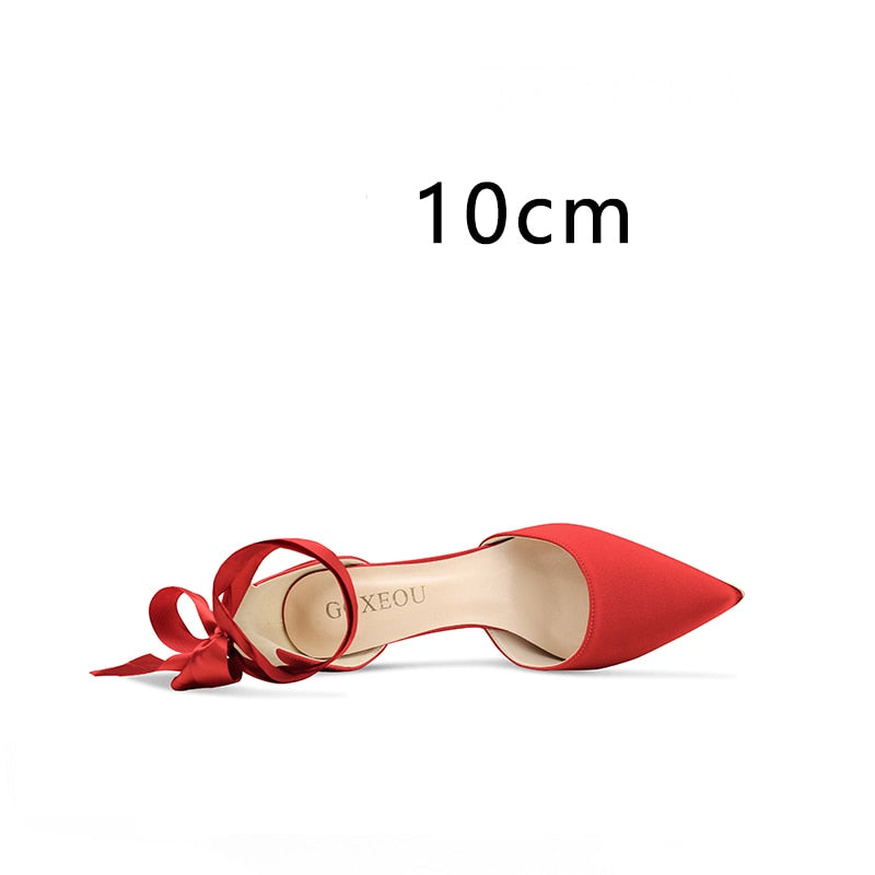 Funki Findz | Shoes | Women's Luxury Satin Bow Tie Stilettos