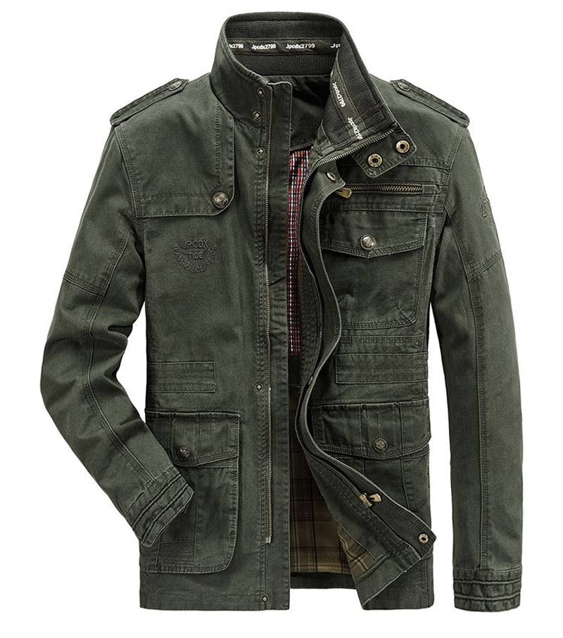 Funki Findz | Jackets | Men's Plus Size Military Cargo Jacket