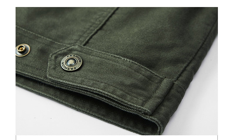 Funki Findz | Jackets | Men's Military Warm Zip Up Cotton Jacket