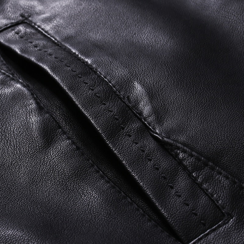 Funki Findz | Jackets | Men's Faux Leather Slim Fit Jacket