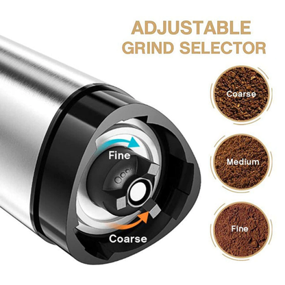 Funki Findz | Coffee Grinder | Stainless Steel Portable Coffee Mill