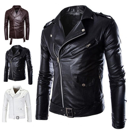 Funki Findz | Jackets | Men's Women's PU Leather Biker Jacket