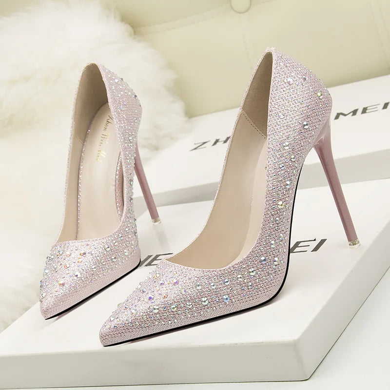 Funki Findz | Shoes | Women's Rhinestone Sparkly Prom Shoes