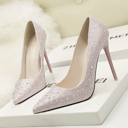 Funki Findz | Shoes | Women's Rhinestone Sparkly Prom Shoes