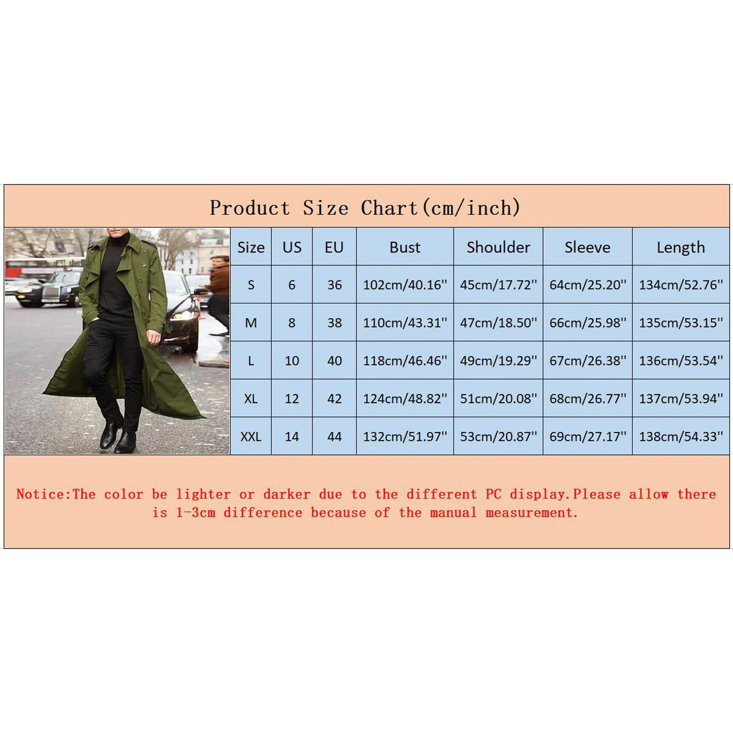 Funki Findz | Jackets | Men's Long Windbreak | Trench Coat