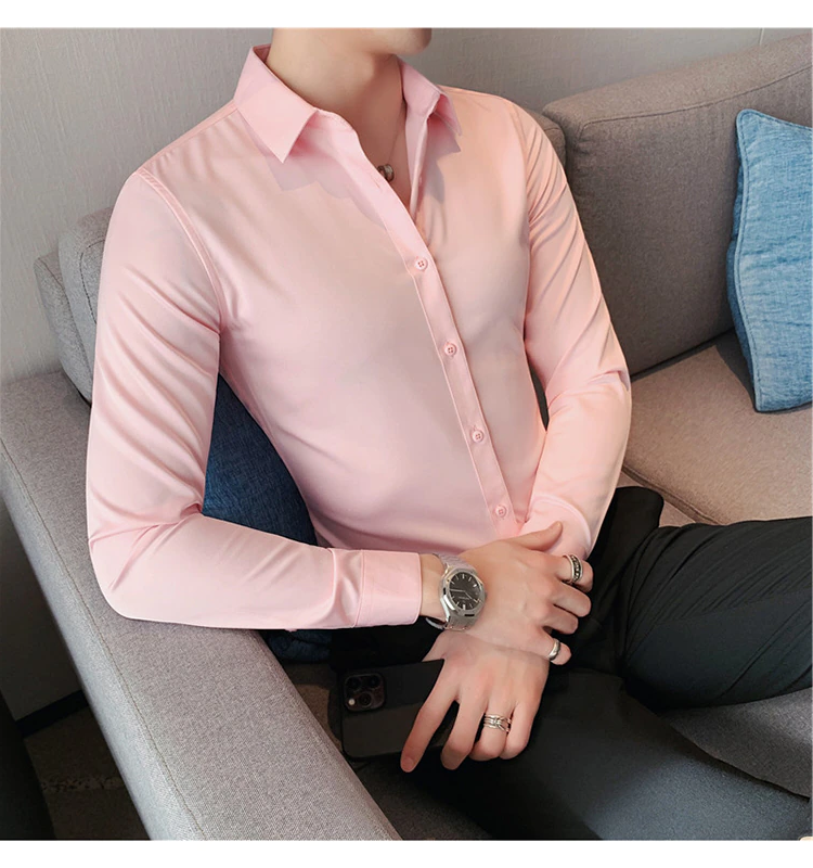Funki Findz | Shirts | Men's Slim Fit British Style Dress Shirt 7XL