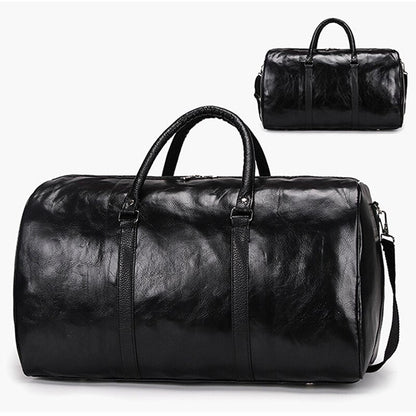 Funki Findz | Bags | Travel Bags | Faux Leather Overnight Bag