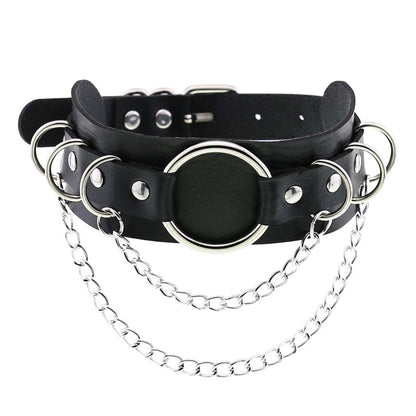 Funki Findz | Necklaces | Unisex Hip Hop PU Leather Choker