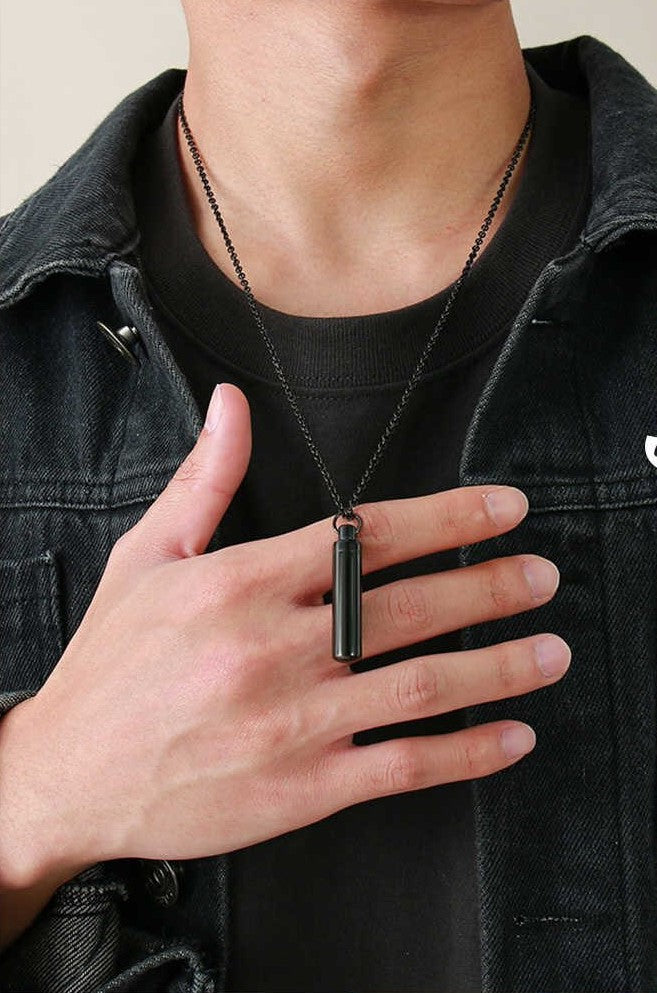 Funki Findz | Cremation Urn Necklaces | Unisex Openable Urns
