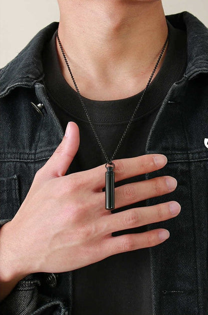 Funki Findz | Cremation Urn Necklaces | Unisex Openable Urns