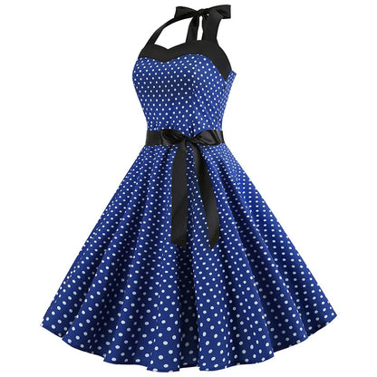 Funki Findz | Dresses | Women's Rockabilly Swing Halter Dress