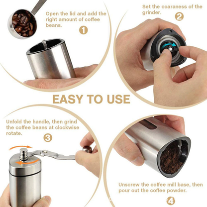 Funki Findz | Coffee Grinder | Stainless Steel Portable Coffee Mill