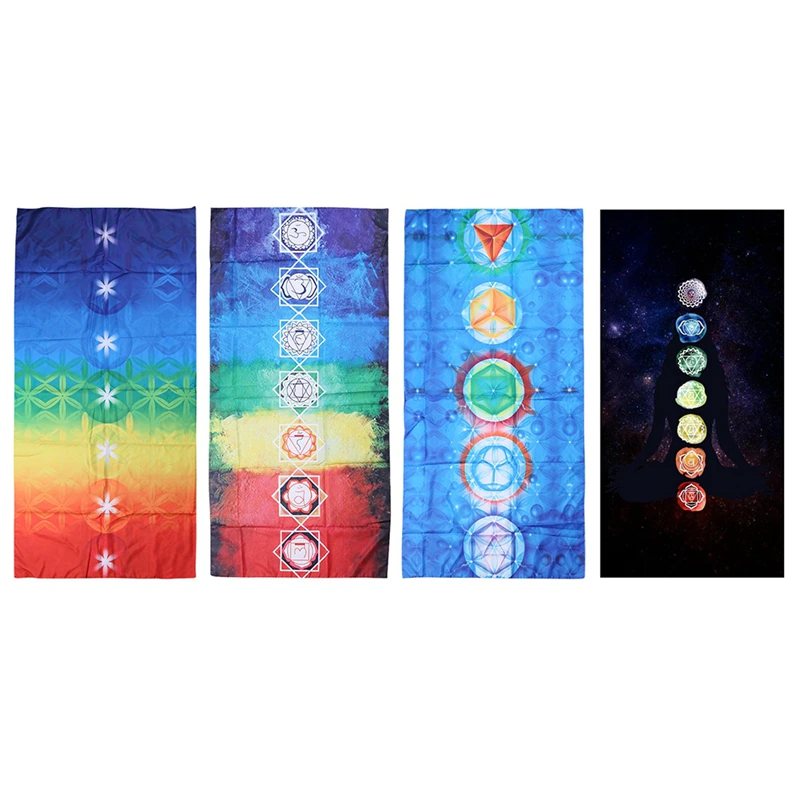 Funki Findz | Wall Hangings | Rainbow Chakra Yoga Mat